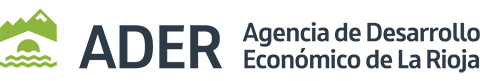 Logotipo de ADER, Agencia de Desarrollo Económico de La Rioja